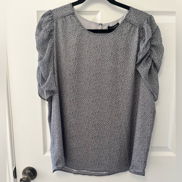 Pleione Tops - ✨ Pleione Ruched Round Neck Blouse